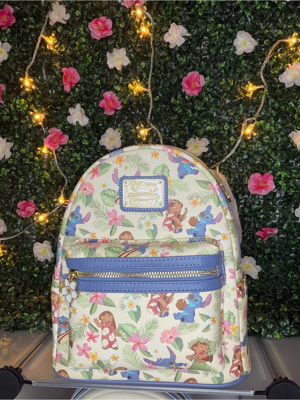 Disney Lilo & Stitch 707 exclusive Floral Backpack by Loungefly